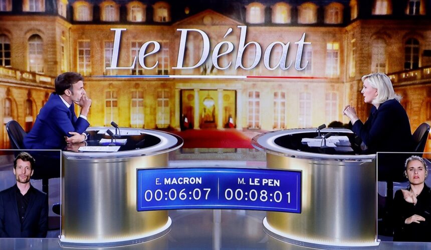Le débat d'entre deux tour de la présidentielle 2022 entre Macron et Le Pen le 20 avril