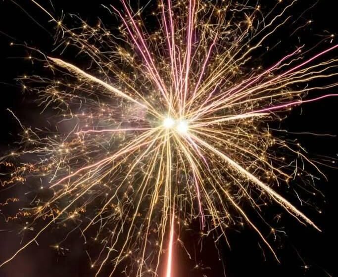 Ciel de Guadeloupe, Baie-Mahault nuit du 1 janvier 2024