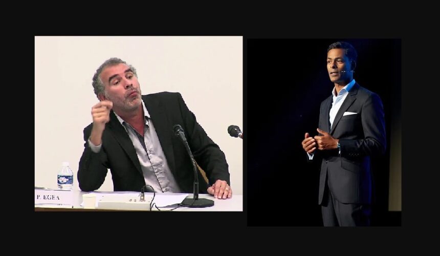 Le président de la République a chargé Pierre Egea (à g.) et Frédéric Monlouis (à d.) de formuler des propositions de réforme des statuts des territoires d’Outre-mer.