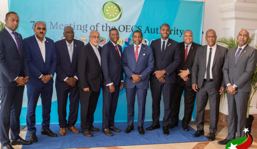 La soixante-quatorzième (74e) réunion de l'Autorité de l'Organisation des États des Caraïbes orientales (OECO) s'est tenue à Saint-Kitts-et-Nevis du 14 au 15 février 2024. Photo : OECS