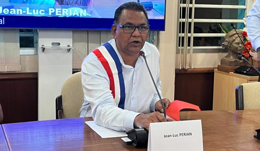 , le conseil municipal de Saint-François a élu Jean-Luc Perian comme nouveau maire de la commune, le 16 juillet 2024. Photo : DR