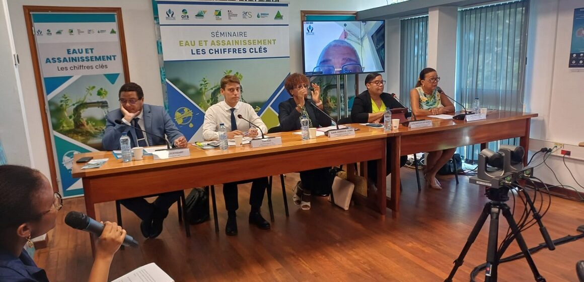 L’Office de l’eau de la Guadeloupe a dévoilé mercredi 11 décembre, les chiffres de l’eau. Photo : Pierre-Édouard Picord LCG L’Office de l’eau de la Guadeloupe a dévoilé mercredi 11 décembre, les chiffres de l’eau. Photo : Pierre-Édouard Picord LCG