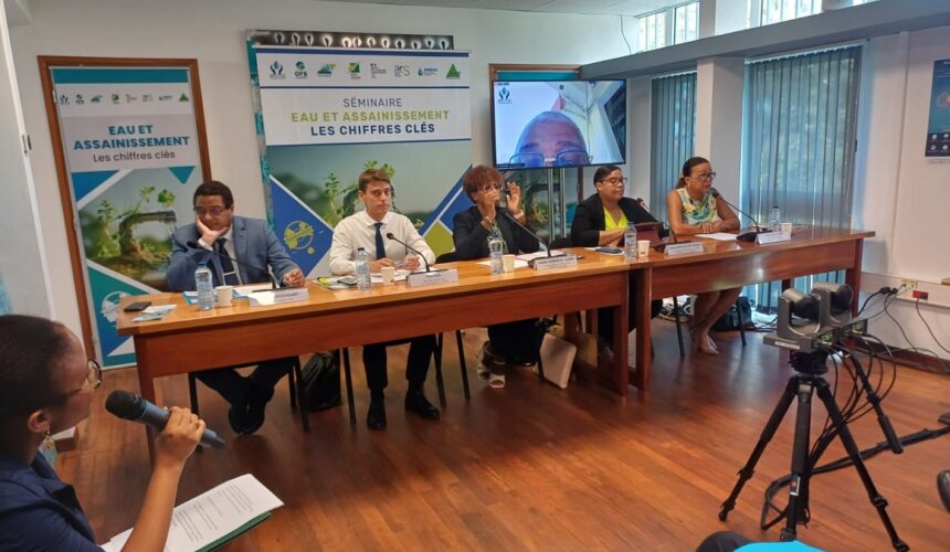 L’Office de l’eau de la Guadeloupe a dévoilé mercredi 11 décembre, les chiffres de l’eau. Photo : Pierre-Édouard Picord LCG