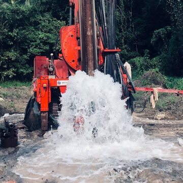 Illustration. Forage d’eau en Martinique. Photo : Bachy-Balineau DR