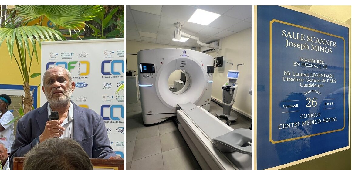 Le Dr Jean-Claude Pitat inaugure le premier scanner du centre médico-social Joseph-Pitat le 26 septembre 2025 à Basse-Terre. Photo : Olivier Nicolas Le Dr Jean-Claude Pitat inaugure le premier scanner du centre médico-social Joseph-Pitat le 26 septembre 2025 à Basse-Terre. Photo : Olivier Nicolas
