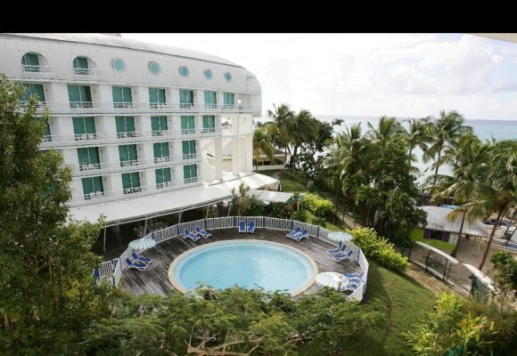 Vue aérienne de l’hôtel Le Clipper au Gosier. Photo : Chesnot / Sipa Vue aérienne de l’hôtel Le Clipper au Gosier. Photo : Chesnot / Sipa
